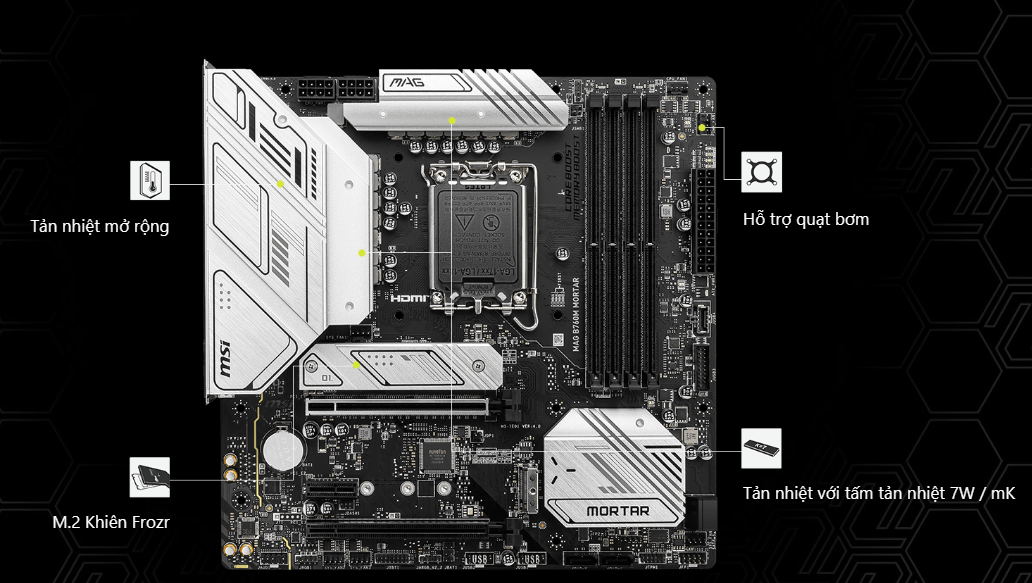 https://www.huyphungpc.vn/huyphungpc-Mainboard MSI MAG B760M Mortar DDR5 (1)